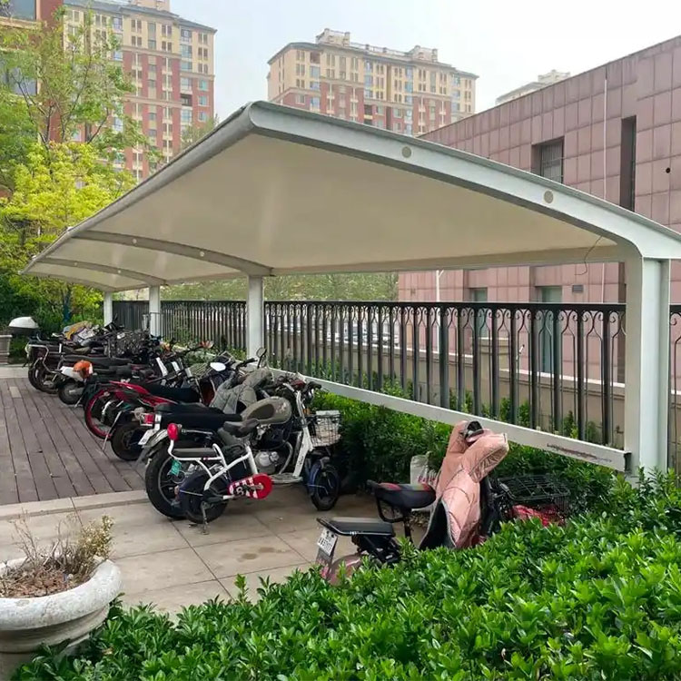 平泉市膜结构电动车棚